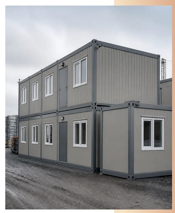 Модульные здания из блок контейнеров в Учалах по цене от 35585 р. | БытовкаПрофи-Члы